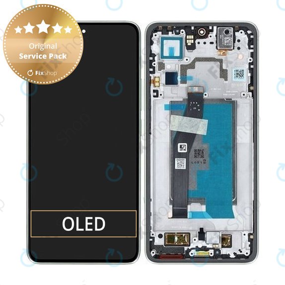 Xiaomi 14T - LCD zaslon + zaslon osjetljiv na dodir + okvir (Lemon Green) - 5600060N12A00 Genuine Service Pack