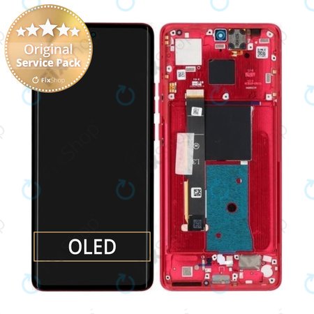 Motorola Edge 40 - LCD zaslon + zaslon osjetljiv na dodir + okvir (Viva Magenta) - 5D68C22712 Originalni servisni paket