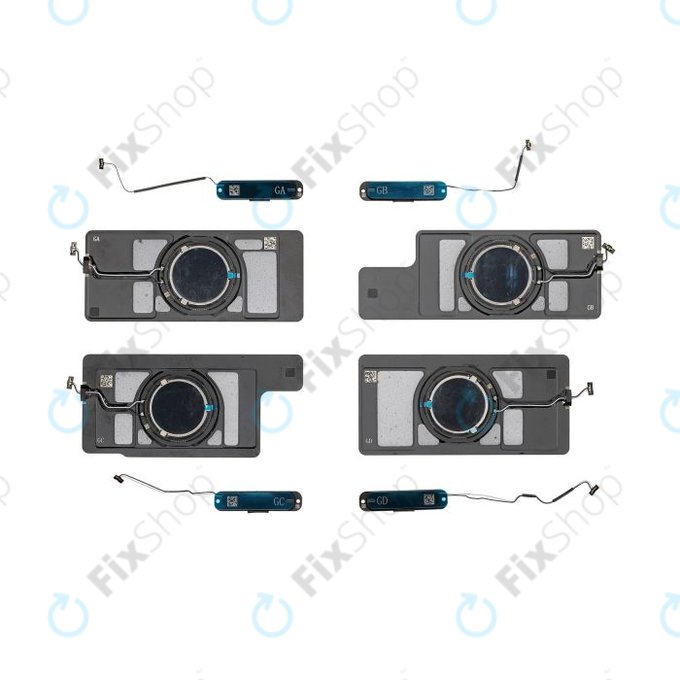 Apple iPad Pro 12.9 (1. generacija 2018., 2. generacija 2020.) - Zvučnici (set od 8 komada)