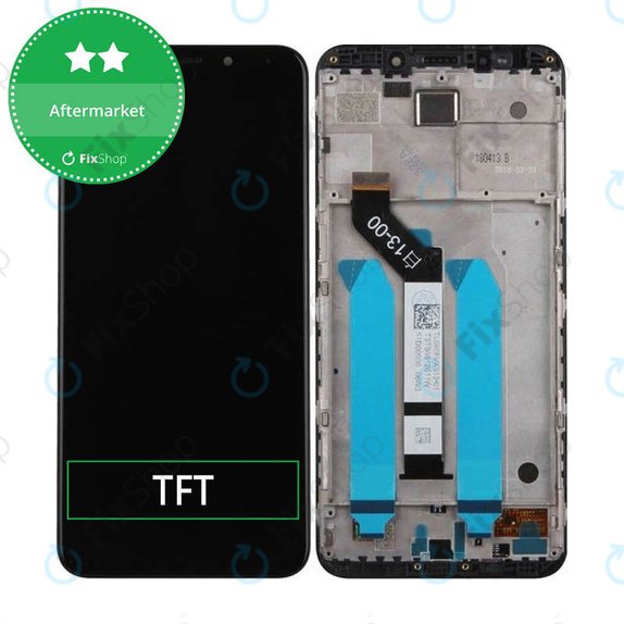 Xiaomi Redmi 5 Plus (Redmi Note 5) - LCD zaslon + zaslon osjetljiv na dodir + okvir (Black) TFT