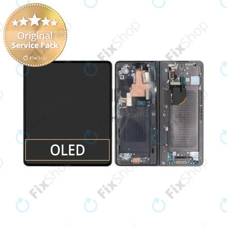 Samsung Galaxy Z Fold 5 F946B - LCD zaslon + zaslon osjetljiv na dodir + okvir (Gray) - GH82-31842D Genuine Service Pack