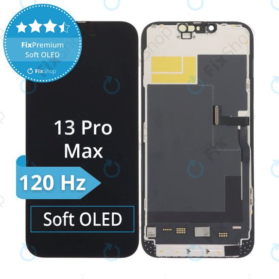Zaslon Soft OLED za iPhone 13 Pro Max, Dodirni ekran s okvirom, DIAGNOSTIC