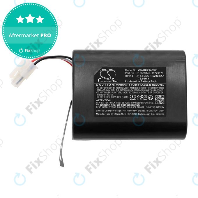 Baterija za Miele Scout RX2, RX3, 5200mAh, Li-Ion, 14.8V, 10559142, HQ