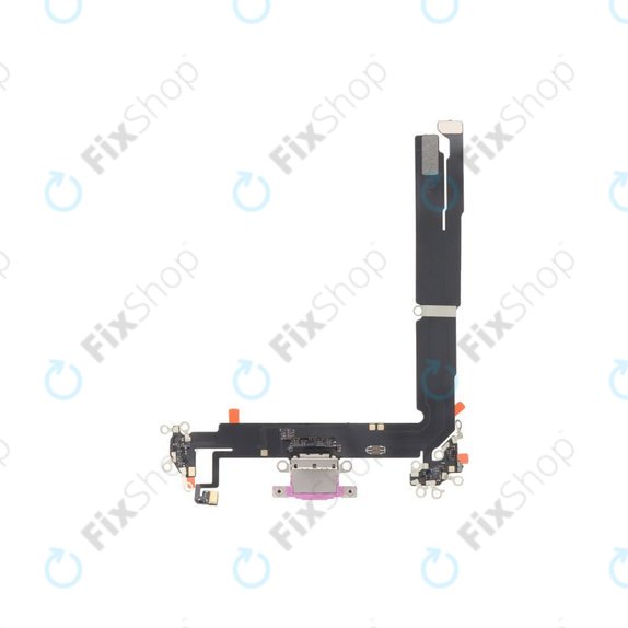 Apple iPhone 16 Plus - Konektor za punjenje + Flex kabel (Pink)