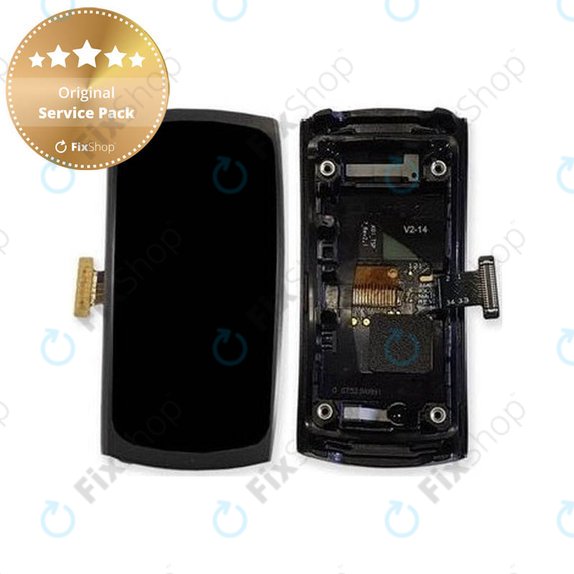 Samsung Gear Fit 2 SM-R360 - LCD zaslon + zaslon osjetljiv na dodir + okvir (sivo) - GH97-19001A, GH97-19201A Originalni servisni paket