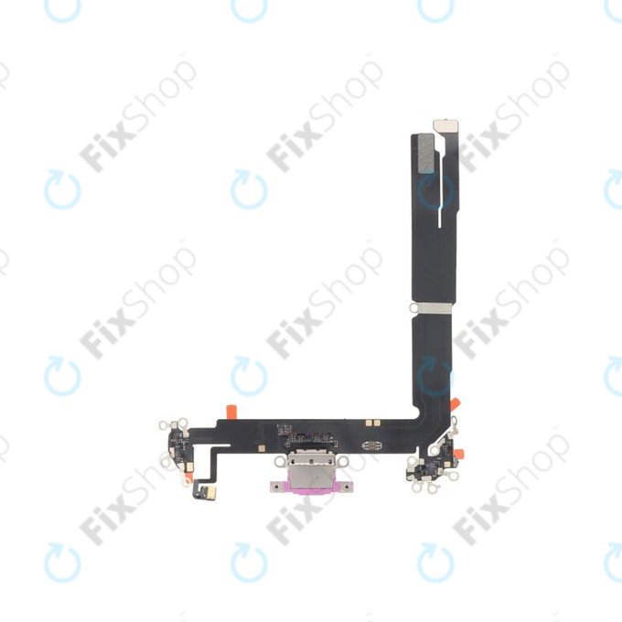 Apple iPhone 16 Plus - Konektor za punjenje + Flex kabel (Pink)