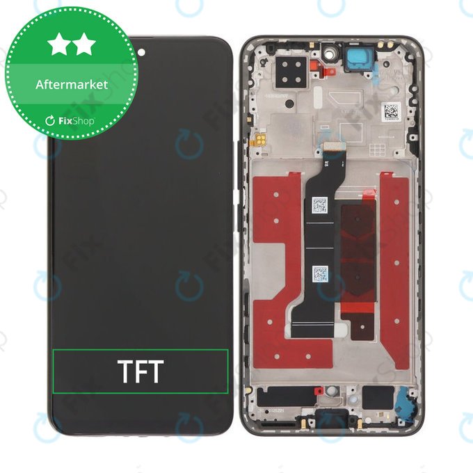 Honor 200 - LCD zaslon + zaslon osjetljiv na dodir + okvir (Black) TFT