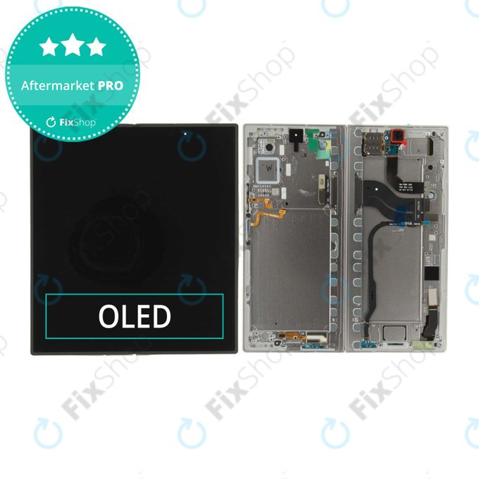 Samsung Galaxy Z Fold 7 F966B - LCD zaslon + zaslon osjetljiv na dodir + okvir (Silver Shadow) OLED