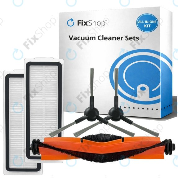 Set rezervnih dijelova za Xiaomi Robot Vacuum X20 Max, X20 Pro (1x Glavna četka, 2x Filter, 2x Bočna četka)