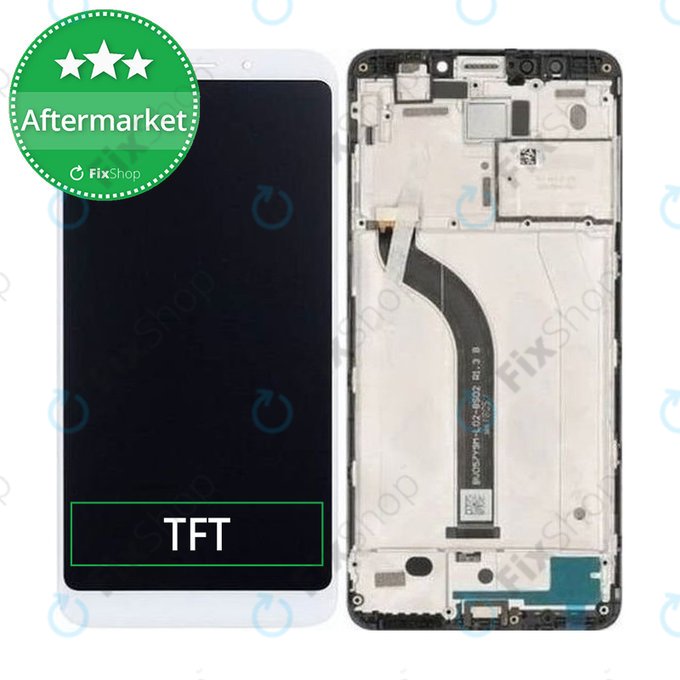 Xiaomi Redmi 5 - LCD zaslon + zaslon osjetljiv na dodir + okvir (White) TFT