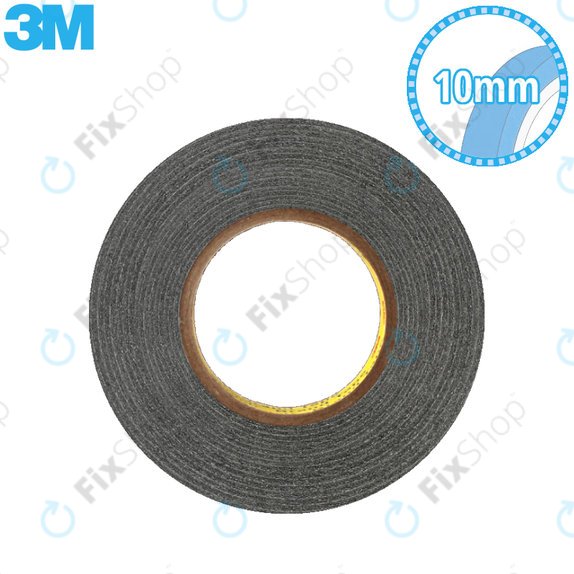 3M - Dvostrana ljepljiva traka - 10 mm x 50 m (crna)
