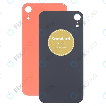 Apple iPhone XR - Stražnje staklo kućišta (koraljno)