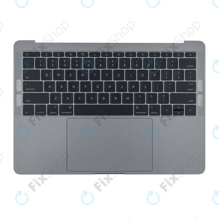 Apple MacBook Pro 13" A1708 (kasno 2016. - Sredina 2017.) - Gornji okvir tipkovnice + američka tipkovnica + mikrofon + trackpad + zvučnici (Space Gray)