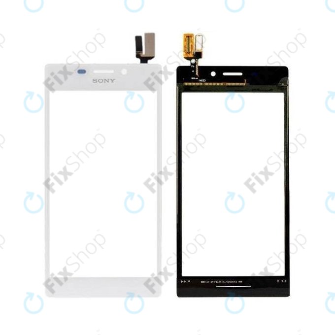 Sony Xperia M2 D2303 S50h - Zaslon osjetljiv na dodir / zaslon (bijeli) - 78P7120001N - 02