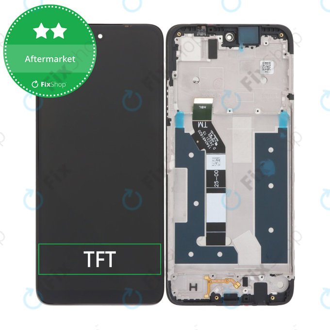 Motorola Moto G35 5G - LCD zaslon + zaslon osjetljiv na dodir + okvir (Black) TFT