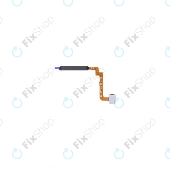 Xiaomi Redmi Note 10 5G - Senzor otiska prsta + savitljivi kabel (grafitno siva) - 490200000Z9X originalni servisni paket
