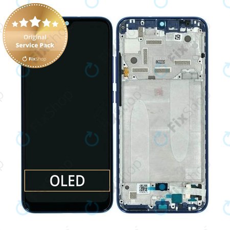 Xiaomi Mi A3 - LCD zaslon + zaslon osjetljiv na dodir + okvir (ne samo plavi) - 5610100380B6 Originalni servisni paket