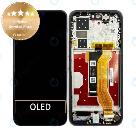 Honor 400 Pro - LCD zaslon + zaslon osjetljiv na dodir + okvir (Lunar Grey) - 0235APLD Genuine Service Pack