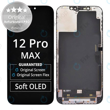 Apple iPhone 12 Pro Max - LCD zaslon + zaslon osjetljiv na dodir + okvir Original Refurbished PRO