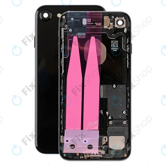 Apple iPhone 7 - Stražnje Maska s malim dijelovima (Jet Black)