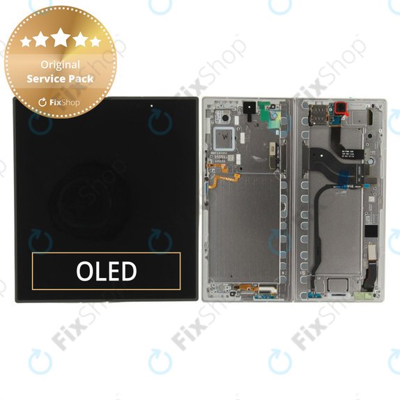 Samsung Galaxy Z Fold 7 F966B - LCD zaslon + zaslon osjetljiv na dodir + okvir (Silver Shadow) - GH82-37548A Genuine Service Pack
