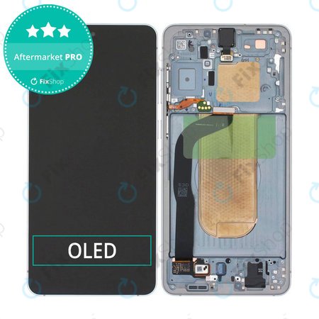 Samsung Galaxy S25 Edge - LCD zaslon + zaslon osjetljiv na dodir + okvir (Titanium Silver) OLED