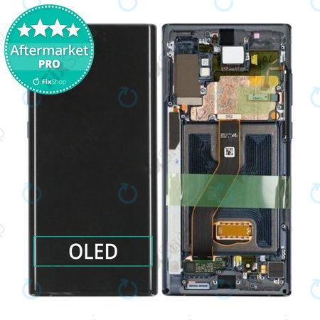 Samsung Galaxy Note 10 Plus N975F - LCD zaslon + zaslon osjetljiv na dodir + okvir (crni) OLED