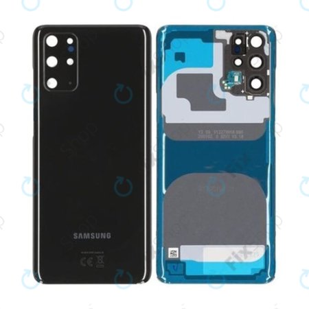 Samsung Galaxy S20 Plus G985F - Poklopac baterije (Cosmic Black) - GH82-21634A, GH82-22032A Originalni servisni paket