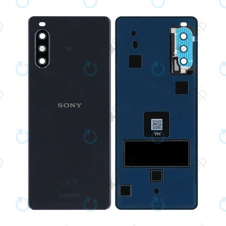Sony Xperia 10 III - Poklopac baterije (crni) - A5034097A Originalni servisni paket