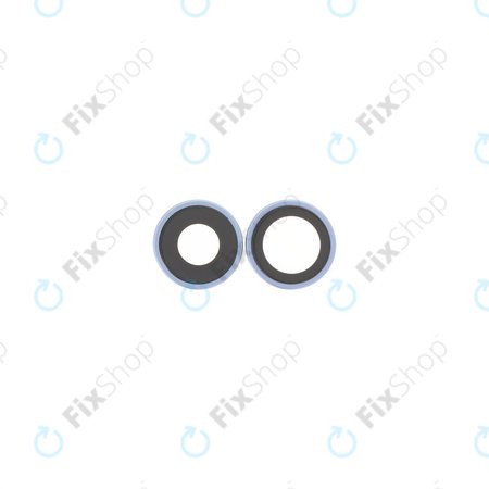 Apple iPhone 17 - Staklo zadnje kamere s okvirom (Mist Blue) - 2 kom