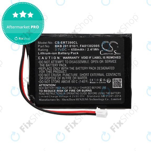Baterija za Ascom, Avaya, Ericsson, Telstra, 650mAh, Li-Ion, 3.7V, FA01302005, HQ
