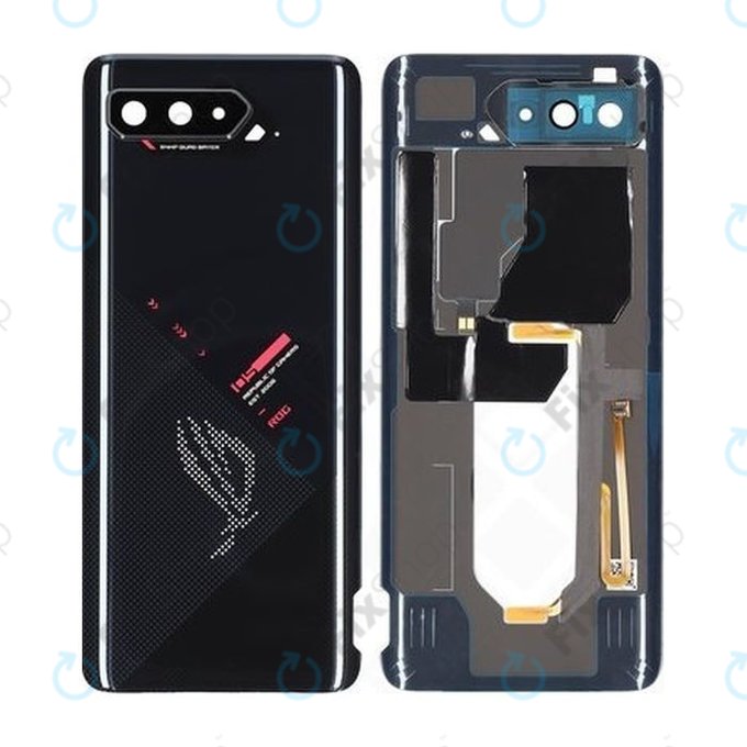 Asus ROG Phone 5s. 5s Za ZS676KS - Poklopac baterije (crni) - 90AI0091-R7A021 Originalni servisni paket