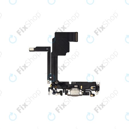 Apple iPhone 15 Pro - Priključek za polnjenje + Flex kabel (Natural Titanium)