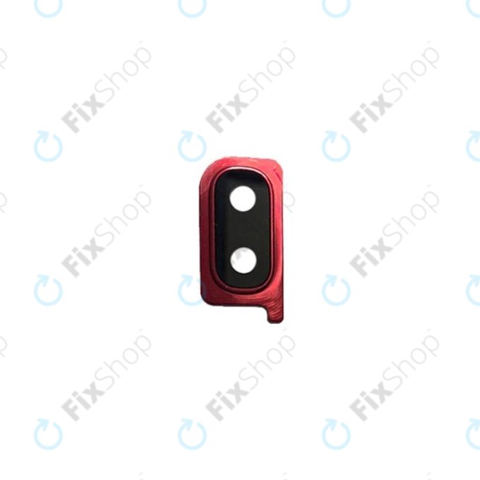 Samsung Galaxy A30 A305F - Stakleni okvir stražnje kamere (crveni)