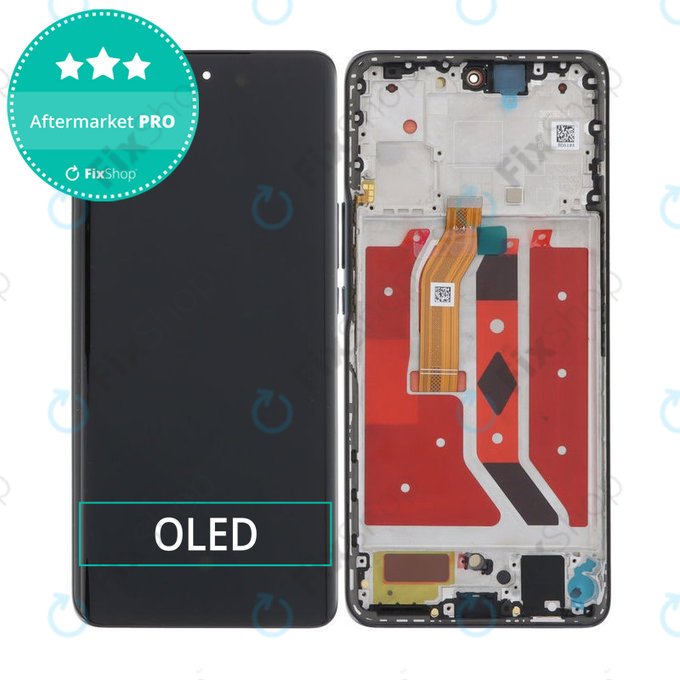 Honor Magic6 Lite - LCD zaslon + zaslon osjetljiv na dodir + okvir (Midnight Black) OLED