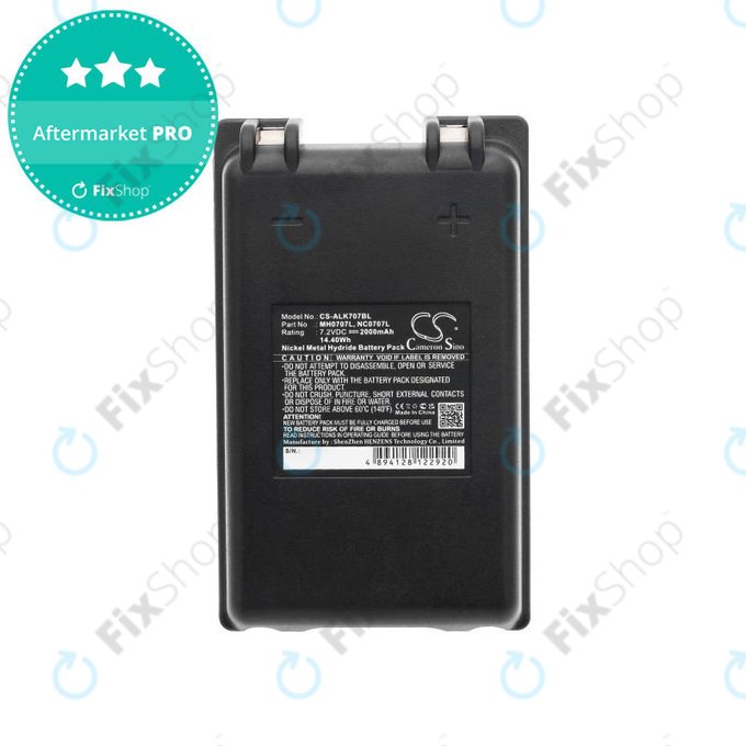 Baterija za Autec FUA10, UTX97 Transmitter, 2000mAh, Ni-MH, 7.2V, MH0707L, HQ