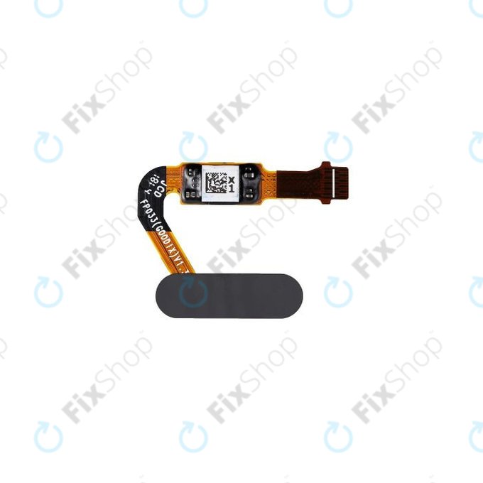 Huawei P20, Huawei P20 Pro - Tipka Home + Flex kabel (crni)