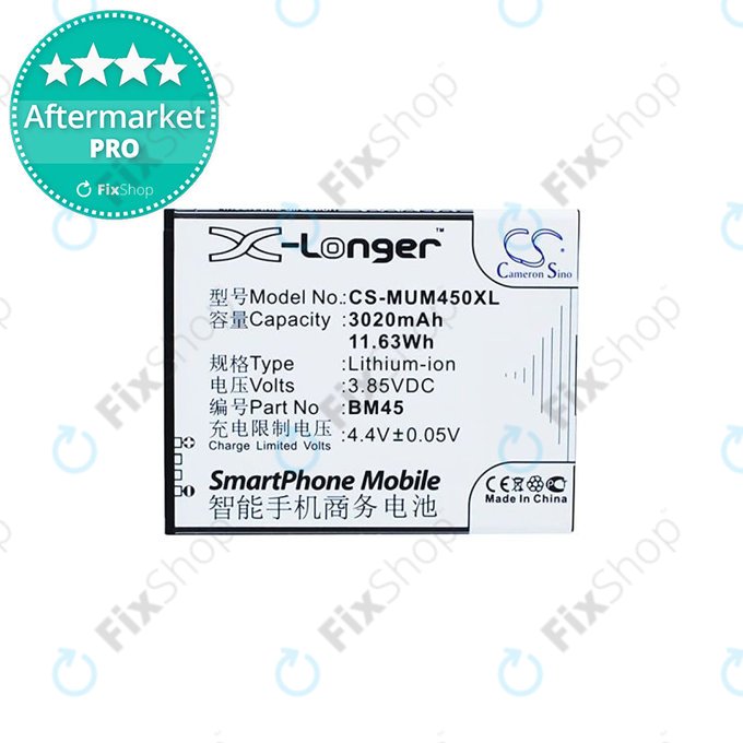 Xiaomi Note 2 Premium Edition - Baterija BM45 3020mAh HQ