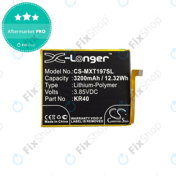 Baterija za  Motorola One Vision, 3200mAh, Li-Pol, 3.85 V, SB18C43602, HQ
