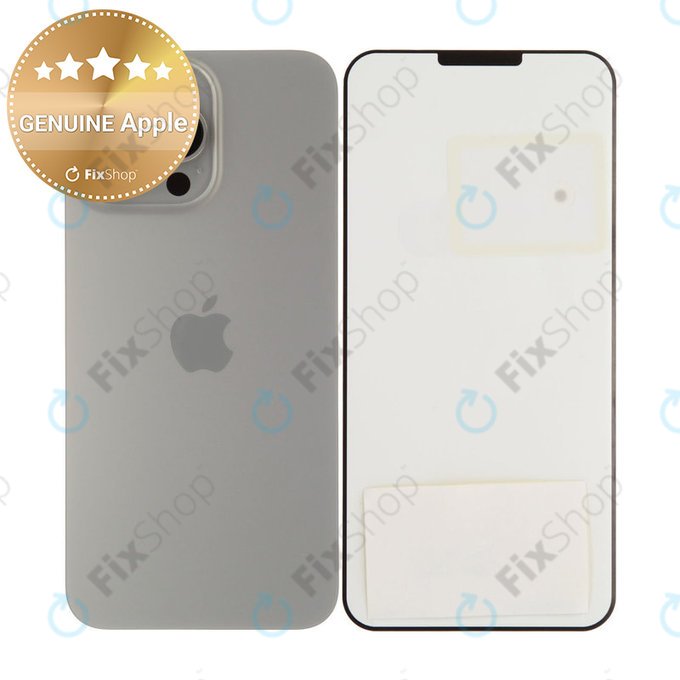 Stražnje staklo kućišta za iPhone 15 Pro Max | Natural Titanium | 661-36909 | Genuine Apple