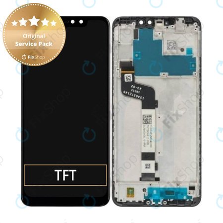 Xiaomi Redmi Note 6 Pro - LCD + zaslon osjetljiv na dodir + okvir (Black) - 5606100640C7 Genuine Service Pack