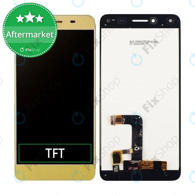 Huawei Y6 II Compact - LCD zaslon + zaslon osjetljiv na dodir (Gold) TFT