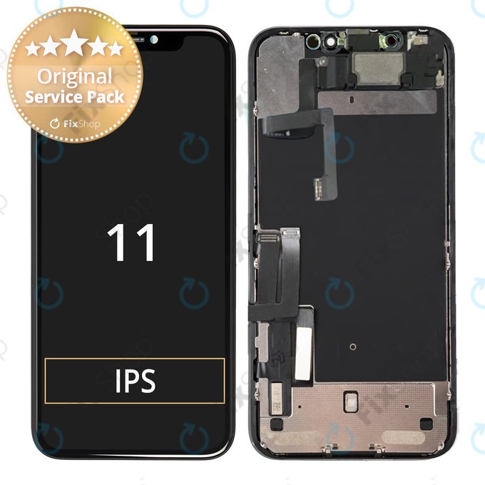 Apple iPhone 11 - LCD zaslon + steklo na dotik + okvir - 661-15932 Genuine Service Pack