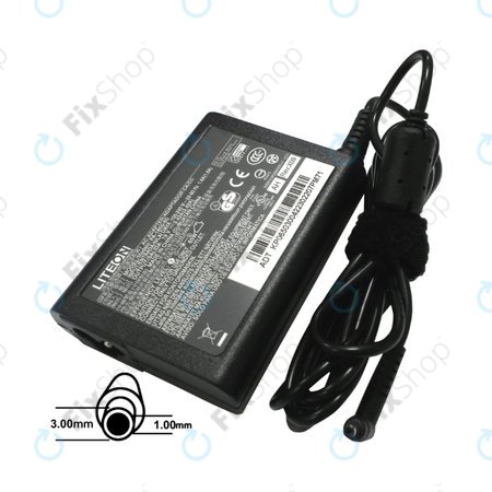 Punjač adapter za Acer, 77011089, 65W, 19V, Crna, Genuine Service Pack
