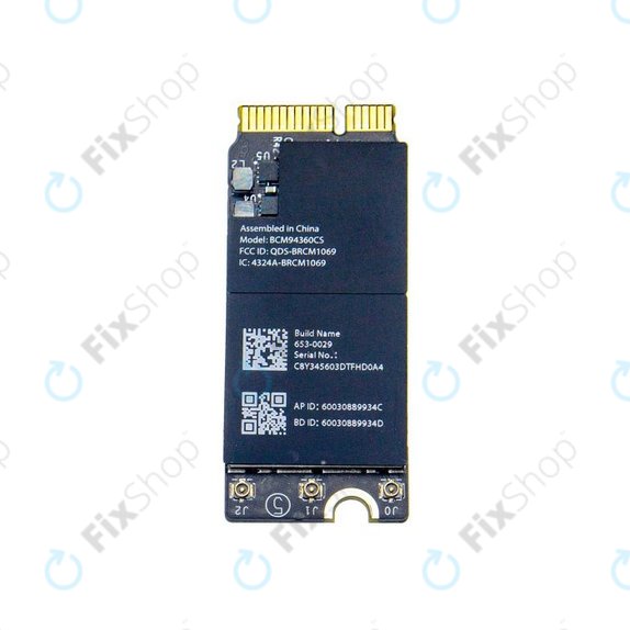 Apple MacBook Pro 13" A1502 (kasno 2013. - Sredina 2014.), 15" A1398 (kasno 2013. - Sredina 2014.), Mac Mini A1347 (kasno 2014.) - WiFi kartica BCM94360CS