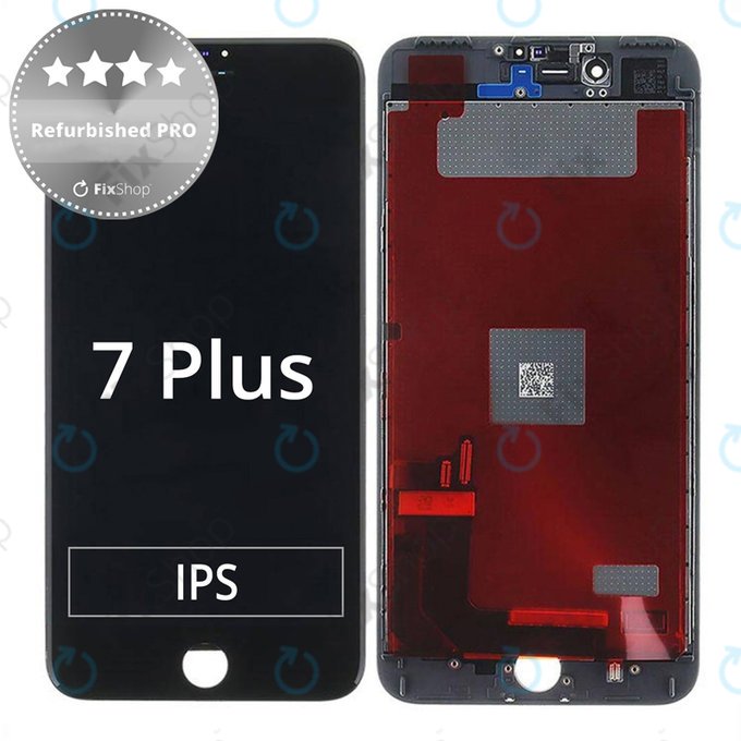 Apple iPhone 7 Plus - LCD zaslon + zaslon osjetljiv na dodir + okvir (crni) Refurbished PRO