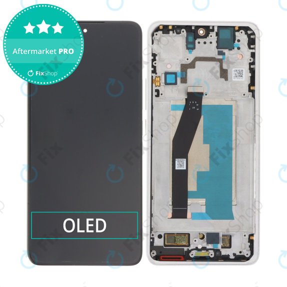 Xiaomi 14T 2406APNFAG - LCD zaslon + zaslon osjetljiv na dodir + okvir (Titan Gray) OLED