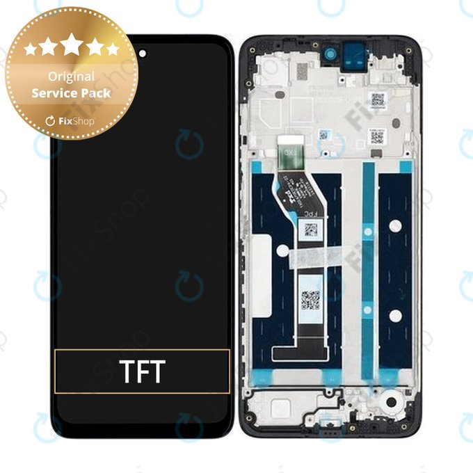 Motorola Moto G05 - LCD zaslon + zaslon osjetljiv na dodir + okvir - 5D68C29300 Genuine Service Pack
