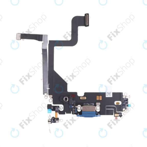Apple iPhone 13 Pro - Konektor za punjenje + savitljivi kabel (plavi)