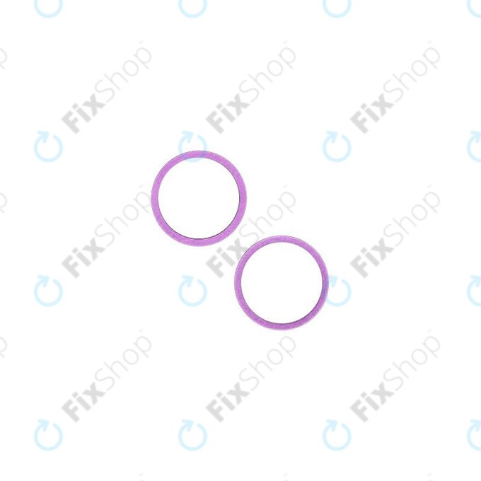 Apple iPhone 14, 14 Plus - Okvir stražnje leće kamere (ljubičasti) - 2 kom